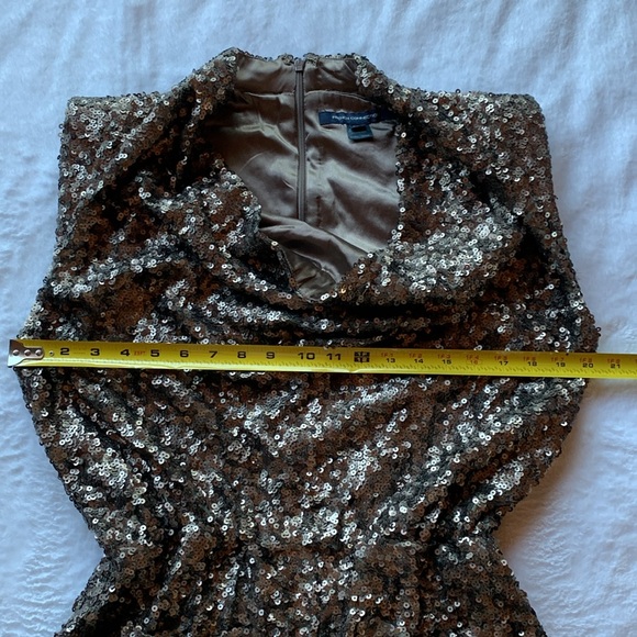 French Connection womens romper sequins party size 10 New Year’s Eve Y2K - Picture 11 of 14